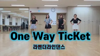 One Way Ticket/추억으로의여행댄스팝송LineDance/평택라벤더라인댄스/라벤더실버건강체조/평택지부 지부장 김미순