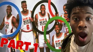 YOUNG NBA FAN REACTS TO The Dream Team Documentary | PART 1