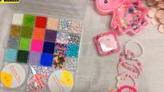 unboxing bracelet kit || bead kit || i am making it for my friend || friend ship gift