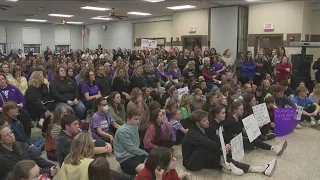 Hundreds attend Hamburg school board meeting to find out why 17 teachers are being laid off