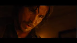 Christian Bale as Dan Evans in 3:10 to Yuma