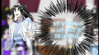 mdzs/the untamed wei wuxian as a lan au react to the original 1/9