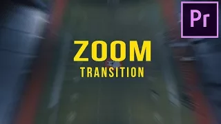 Adobe Premiere Pro Smooth Zoom Blur Transition Effect Tutorial