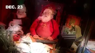 Christmas Countdown 2012 - Santa Claus Webcam: December 23