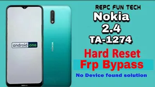 Nokia 2.4 hard reset | nokia 2.4 frp bypass | nokia ta1274 unlock pin