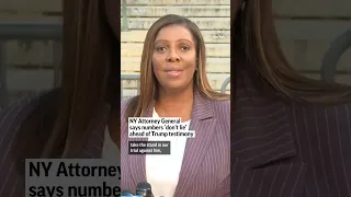 New York Attorney General Letitia James speaks ahead of Trump’s testimony at his civil fraud trial