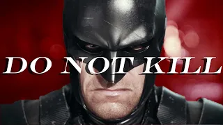 Batman Talks To You About Why He Doesn't Kill