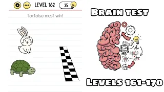 Brain test tricky puzzles level 161 162 163 164 165 166 167 168 169 170 walkthrough