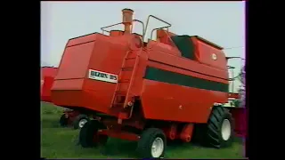 Agro Szkoła (1992). Prezentacja kombajnów zbożowych BIZON Z058 Rekord i BIZON Z110 BS