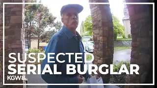 Doorbell camera catches accused serial burglar in Clark County