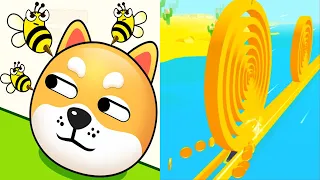 Save The Dog VS Spiral Roll All Levels Gameplay Android iOS #3