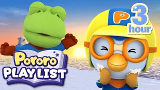 ★3 Hours★ Learn Healthy Daily Habits with Pororo | Let's Wake Up Early! | Good Habits Cartoons