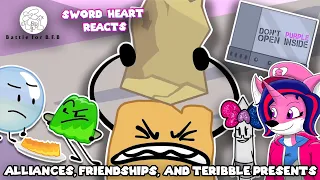 LET THE GIFT GIVING BEGIN!!! || Sword Heart & Chloe React To BFB 21: Let's Raid The Warehouse
