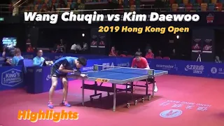 Wang Chuqin 王楚钦 vs Kim Daewoo | 2019 Hong Kong Open HD Highlights