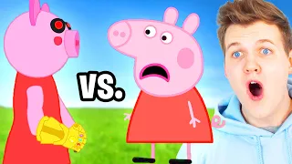 LANKYBOX REACTS To PEPPA PIGGY ENDGAME 2! (HILARIOUS)