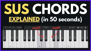 What are SUSPENDED chords? (sus2, sus4)