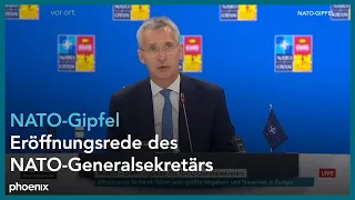 NATO-Gipfel: Eröffnungsrede von Generalsekretär Jens Stoltenberg