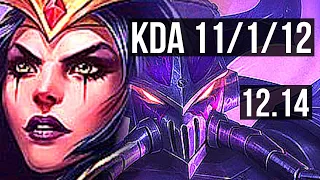 LEBLANC vs KASSADIN (MID) | Rank 1 LeBlanc, 11/1/12, 2.2M mastery, Legendary | TR Challenger | 12.14