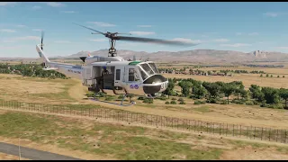 DCS Huey - Following the UN Green Line across Cyprus