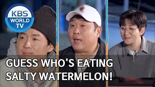 Guess who's eating salty watermelon! [2 Days & 1 Night Season 4/ENG/2020.04.12]