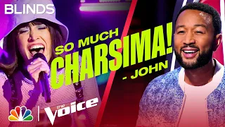 Nia Skyfer's High-Energy Performance of Camila Cabello's "Bam Bam" | The Voice Blind Auditions 2022