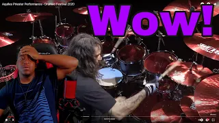 He Used Every Cymbal! - Drummer Reactions - Aquiles Priester