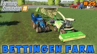 Farming simulator 19 | Bettingen Farm | Timelapse #24 | Making grass silage with forage harvester