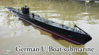 German U-Boat submarine plastic model kit Video for children