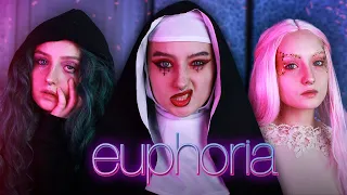 3 образа из сериала ЭЙФОРИЯ |  Euphoria makeup