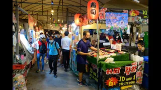 [4K] Walk around "Index Bangyai Night Market" food and shopping, Nonthaburi