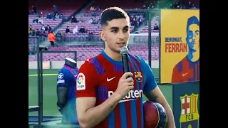 FERRAN TORRES' FIRST TOUCHES AS A BARÇA PLAYER IN HIS OFFICIAL PRESENTATION 1
