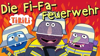 Die Fi-Fa-Feuerwehr ist da | TiRiLi - Kinderlieder | Die Leute bei der Feuerwehr  | Tatü-Tata
