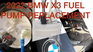 2022 BMW X3 Fuel Pump Replacement.