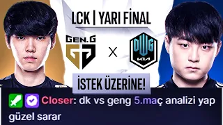 T1'ın finaldeki rakibi belli oldu | GenG vs DK 5. maç analiz