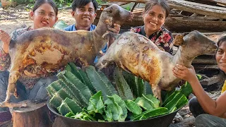 Do You Ever Cook Goat with San Pedro Cactus Sour Soup? Donation Food GOAT 60 KG with Pedro Cactus