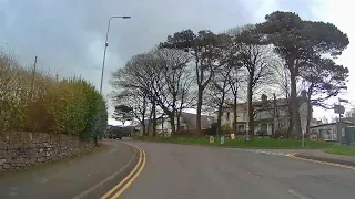 Driving on the A5025 from Llanallgo to Pentraeth, Anglesey North Wales - 01/03/24 // dashcam footage
