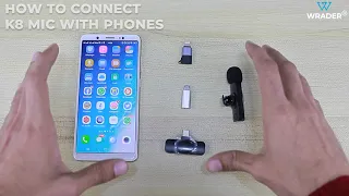 How to Connect K8 Mic in Vivo / Oppo / Realme / Samsung / Mi / Infinix / Nokia Mobiles Step by Step