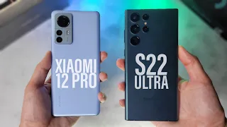 Samsung S22 Ultra vs Xiaomi 12 Pro FULL Comparison! Cameras |Display | Speakers | Battery etc