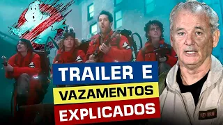 Novo GHOSTBUSTERS: Análise COMPLETA do novo trailer e de VAZAMENTOS (Apocalipse de Gelo - teorias)