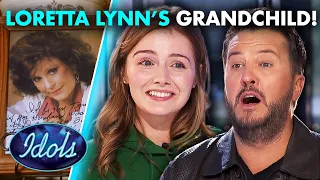 Loretta lynn's Granddaughter WOWS Judges In American Idol 2024 Audition! | Idols Global