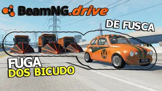 BeamNG drive | FUGA NOS BICUDO DE FUSCA NA CIDADE