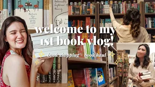 *welcome to my FIRST book vlog!* ft. book shopping + book haul!✨️📖🍓(booktube philippines)