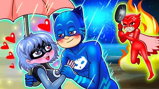 Luna Girl & Owlette want to Marry Catboy!! But Catboy love Luna - Catboy's Life Story - PJ MASKS 2D