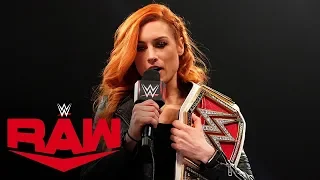 Becky Lynch calls out Asuka: Raw, Dec. 23, 2019