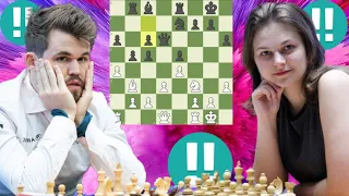 Magnus Carlsen vs Anna Muzychuk chess game 6