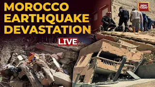 Watch LIVE: Morocco Earthquake Devastation | Search & Rescue Operations | 2800 dead | LIVE