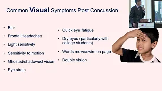 Concussion in Young Athletes: Vision Evaluation and Rehab (Frances Tao, MD Lauren Small, MS ATC)