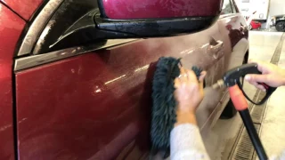 Simple car wash with with Fortador Steamer