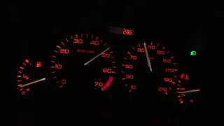 Peugeot 206 1,4 8V 75 km przyspieszenie 0-100 acceleration pull