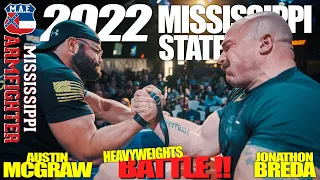 2022 Mississippi State Armwrestling | 230 Pro Right Hand - Louisiana POWER!!